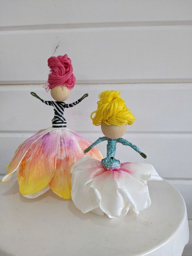 family craft flower fairies