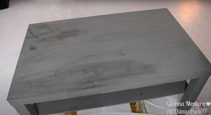 diy restoration hardware coffee table, Redo the Paint Job