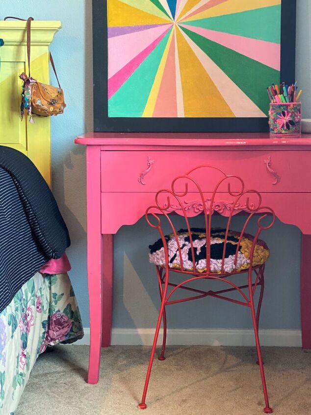 ice cream parlor chair makeover