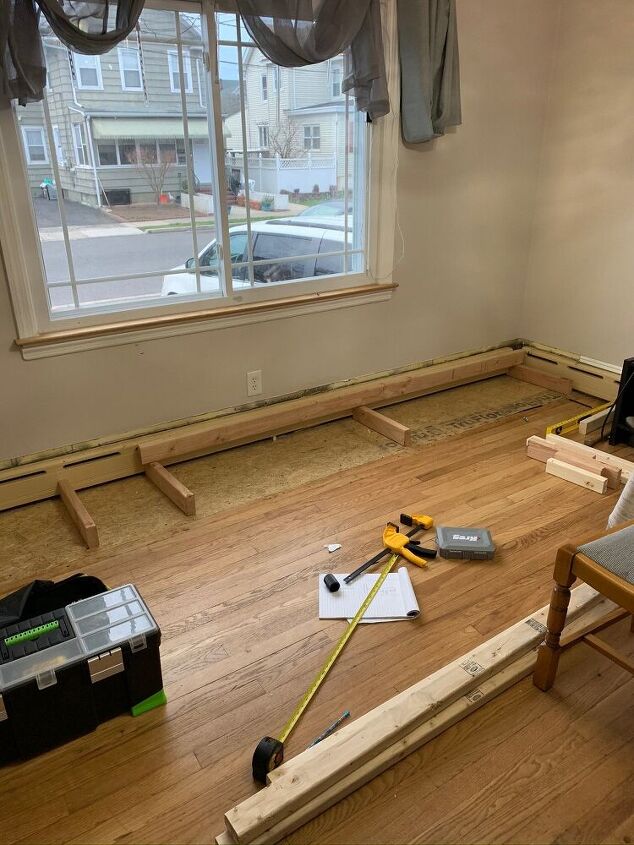 diy storage dining room bench