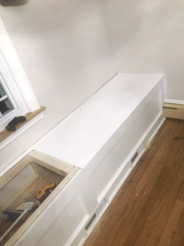 diy storage dining room bench