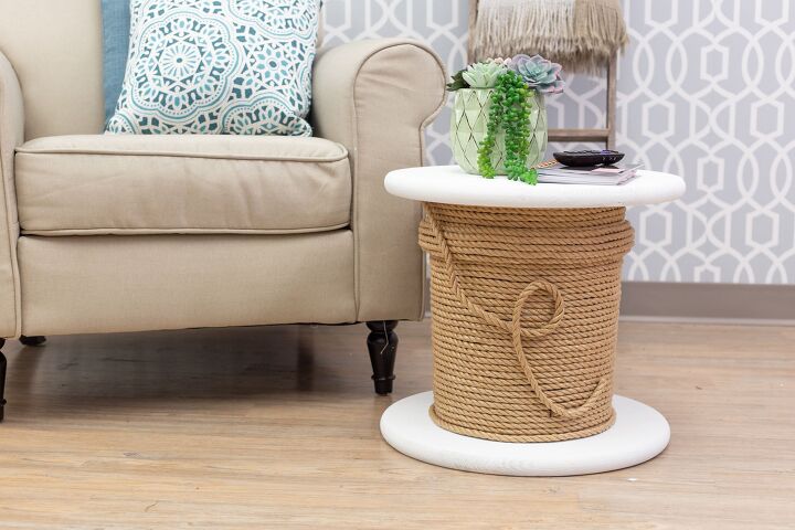 s the top 15 accent tables that double as home decor, DIY Spool Table