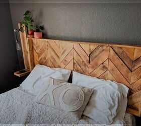 take your bed to the next level with this farmhouse pallet headboard, DIY Farmhouse Pallet Headboard