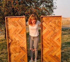 take your bed to the next level with this farmhouse pallet headboard, DIY Upcycled Pallet Headboards