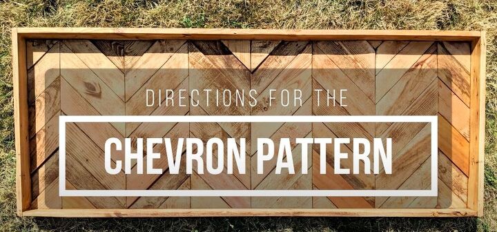 take your bed to the next level with this farmhouse pallet headboard, The Chevron Pattern