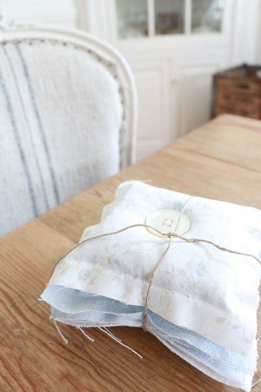 how to make rustic lavender sachets