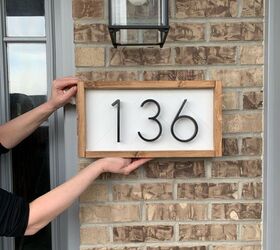 How to Boost Curb Appeal with a DIY Wooden Address Sign