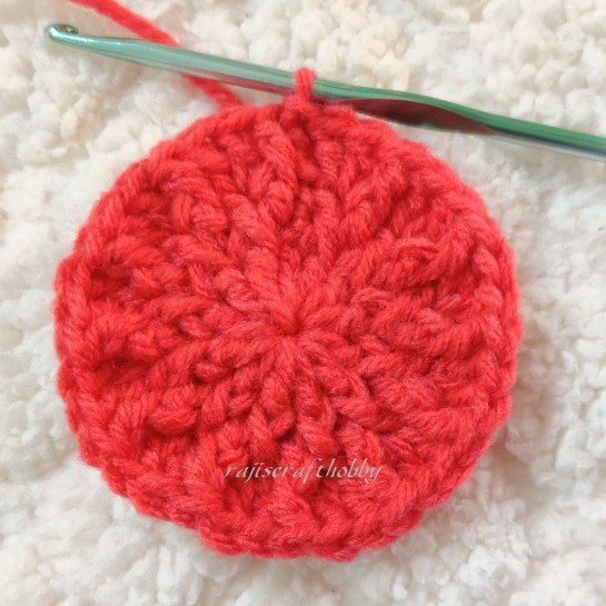 textured crochet spike coaster
