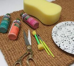 how to make a cute and easy watermelon door mat