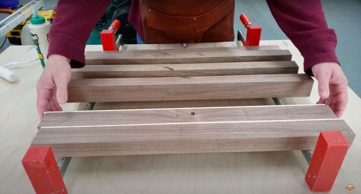 cmo crear una impresionante tabla de cortar de madera de ladrillo, Colocar