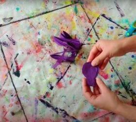 brighten your home with diy tissue paper wisteria room decor, Cut Out a Balloon Shape