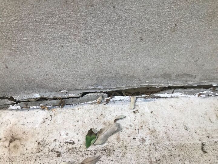 Seal around base of home and concrete walks? | Hometalk