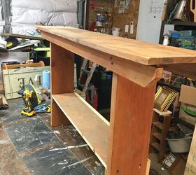 from work bench to beautiful coastal vibe table
