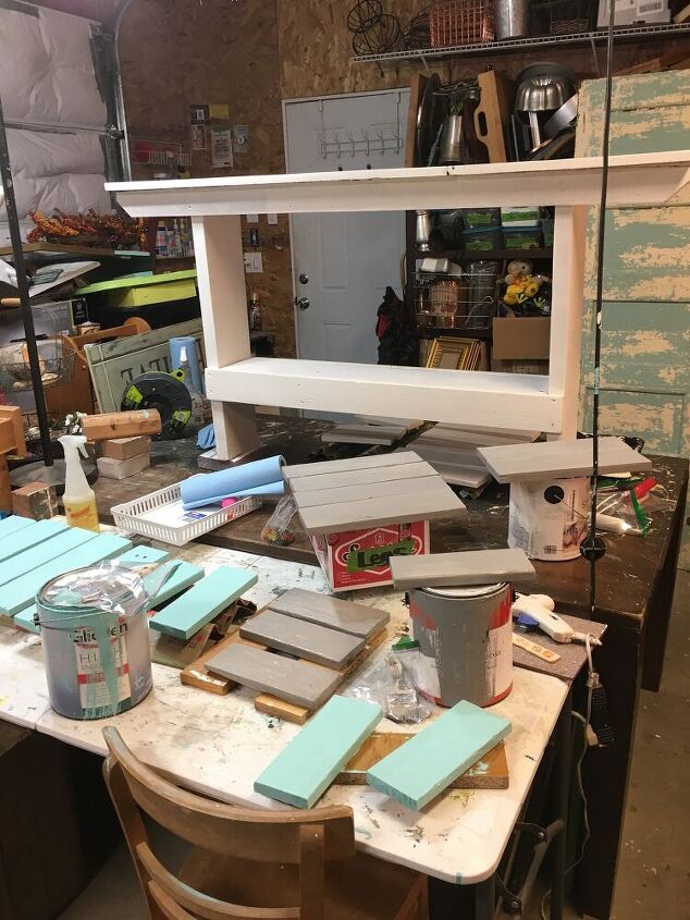 from work bench to beautiful coastal vibe table