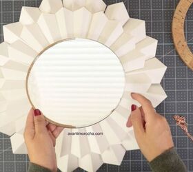 How to Make a DIY Sunburst Paper Mirror