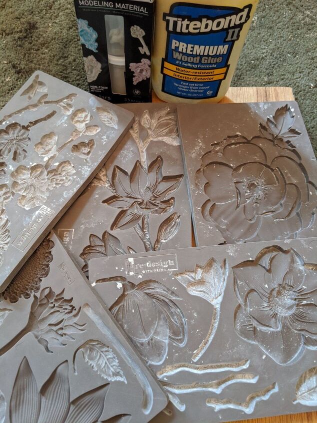 how to turn a mdf table into a work of art using paint moulds and clay