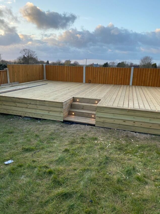raised deck build