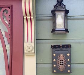 painting exterior lights inspires vintage mailbox update