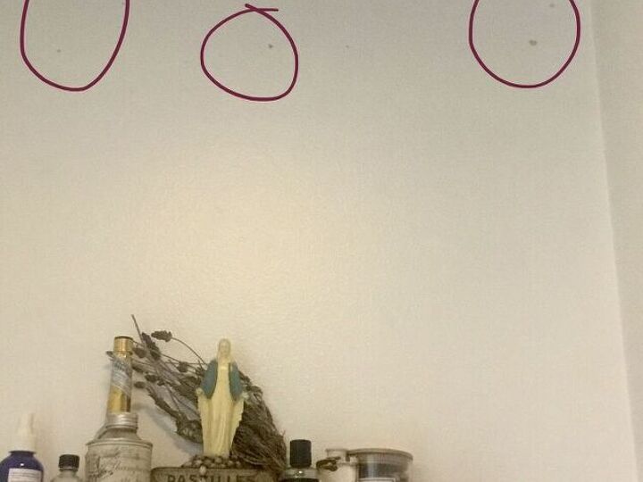 q how does one clean the spots on bathroom ceiling