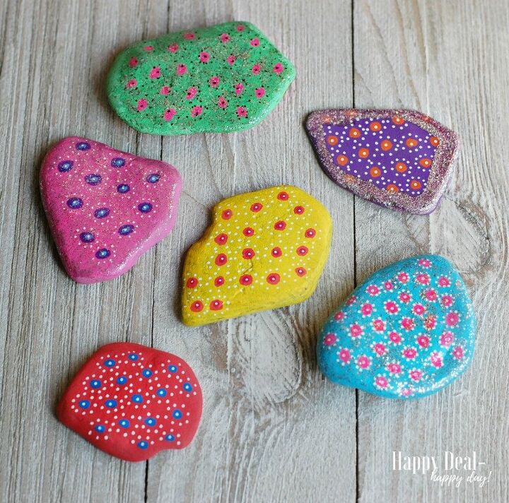 easy painted rock magnets for kids