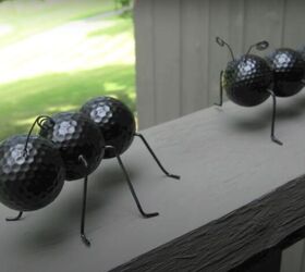 ATTACK OF THE GIANT ANTS!  Golf Ball Garden Project