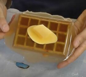 resin waffle drink coaster diy