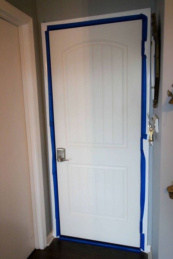 how to paint a door