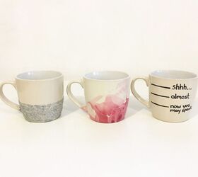 s 10 clever ways you can update your home decor without spending a dime, Personalize mugs in 3 ways