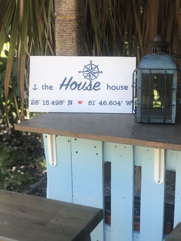 making a farmhouse sign from scrap wood
