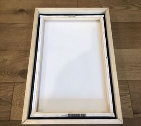 diy canvas floating frame
