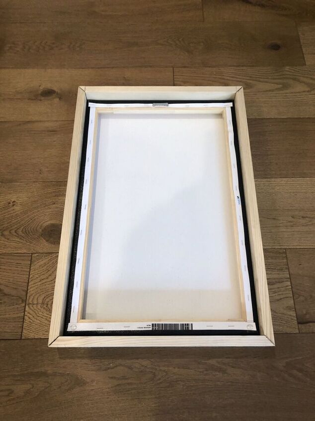 Marco flotante de lienzo DIY | Hometalk