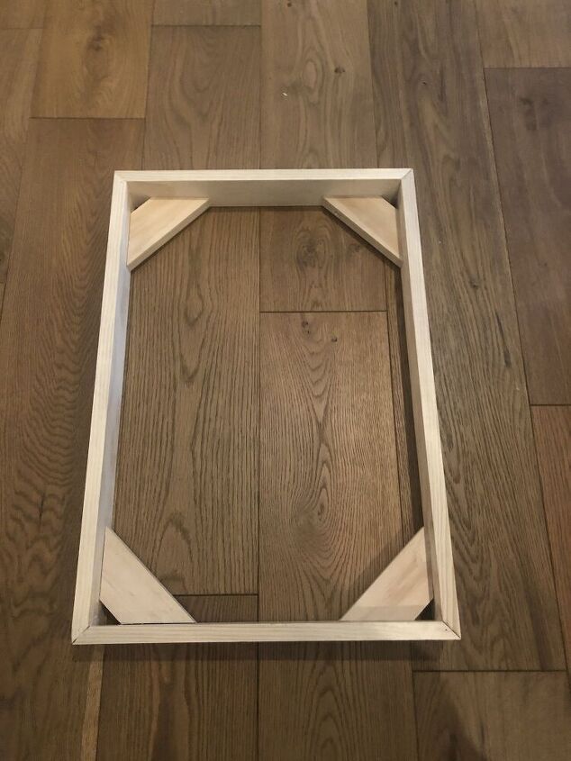 diy canvas floating frame