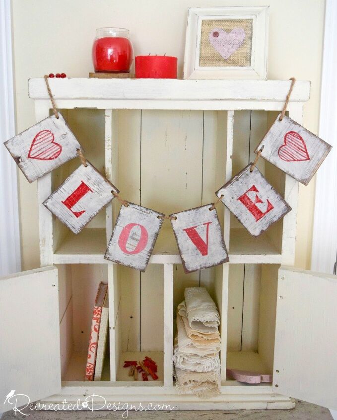 spread the love wood garland