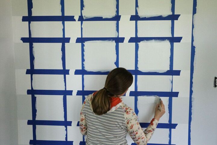how to paint your walls with buffalo checks