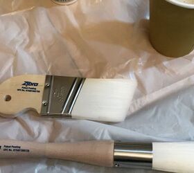 how to paint chair upholstery fabric, Zibra Brushes are great brushes to work with