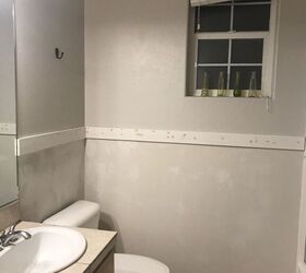 bathroom board and batten wall