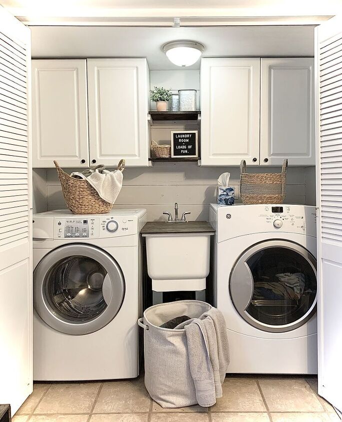 0 shiplap and a laundry room makeover