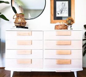 update your dresser by white washing