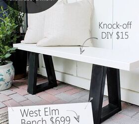 15 beautiful diy furniture ideas to try if you re tired of ikea, Make a West Elm knock off bench