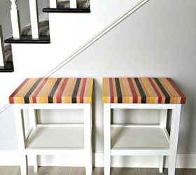 15 beautiful diy furniture ideas to try if you re tired of ikea, Paint wood blocks for a stunning tabletop