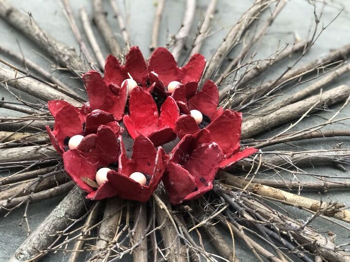 shabby chic twig wreath diy