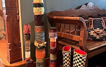 Decoración casera DIY - Palo de lana