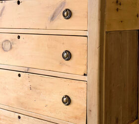 paint to pine chest of drawers before after