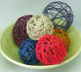 Bolas de lana decorativas - Cómo hacerlas