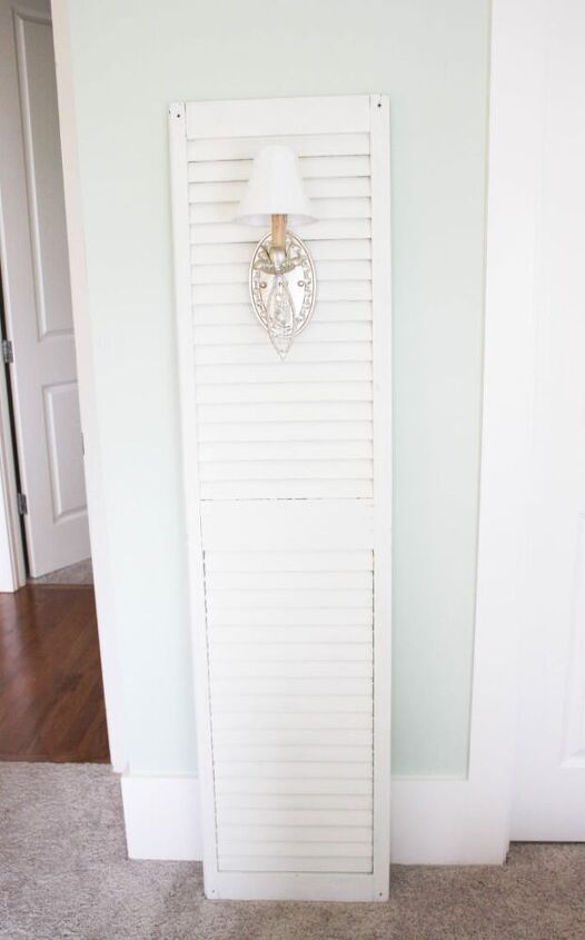 how to make a shutter into lighting fixture