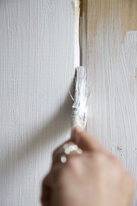 antes y despus pintar las paredes de madera para una renovacin instantnea
