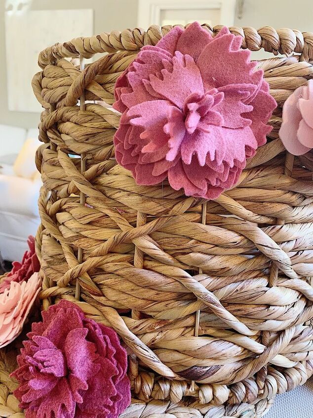 how to make a peony flower basket