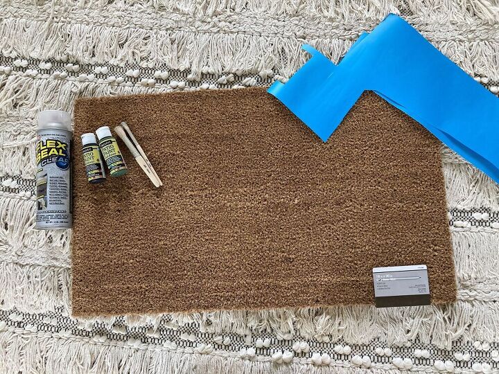 How To Make A Diy Dupe Door Mat Hometalk