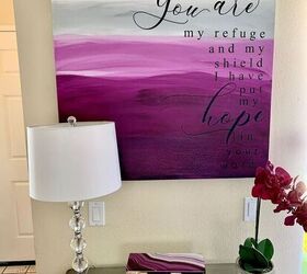 turn your favorite quote into wall art with transfer paper