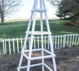 DIY Garden Obelisk